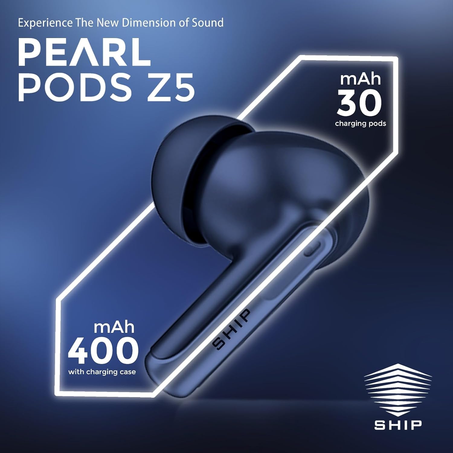 SHIP Pearl Pods Z5 Sapphire Blue